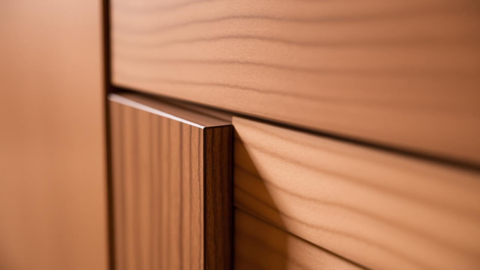 Cabinet door and frame joinery detail
