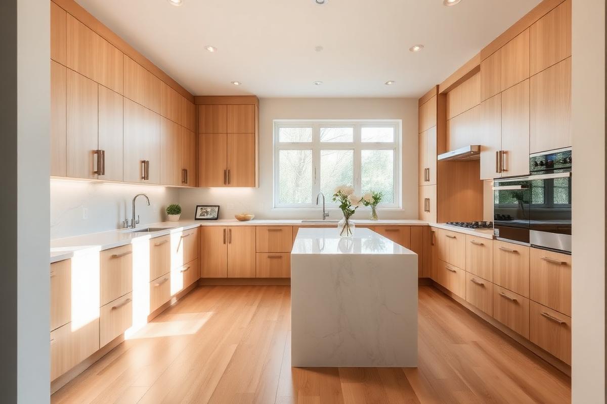 The kitchen after renovation