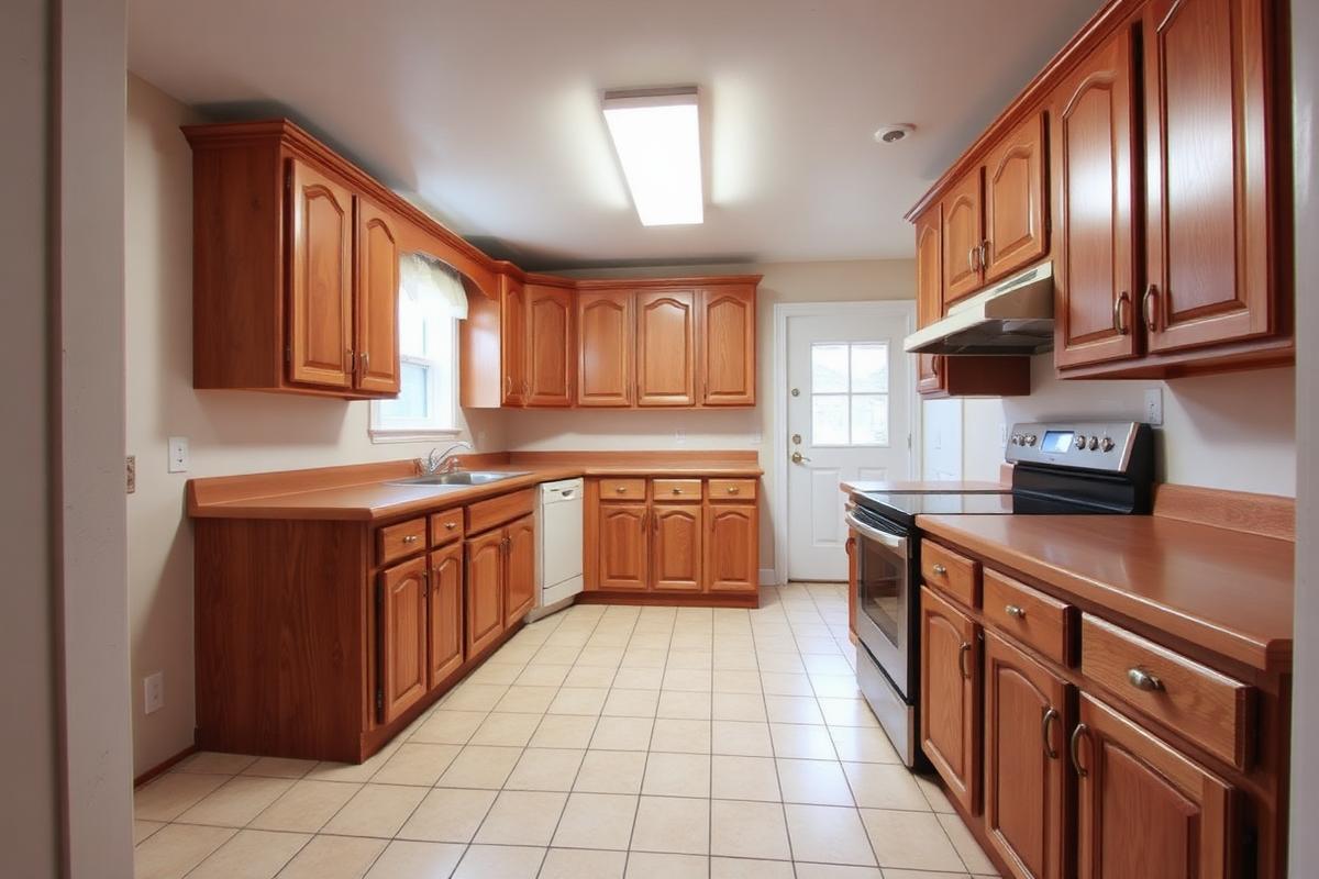 The kitchen before renovation
